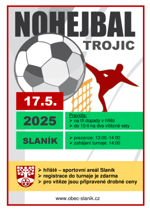 Nohejbalový turnaj 2025